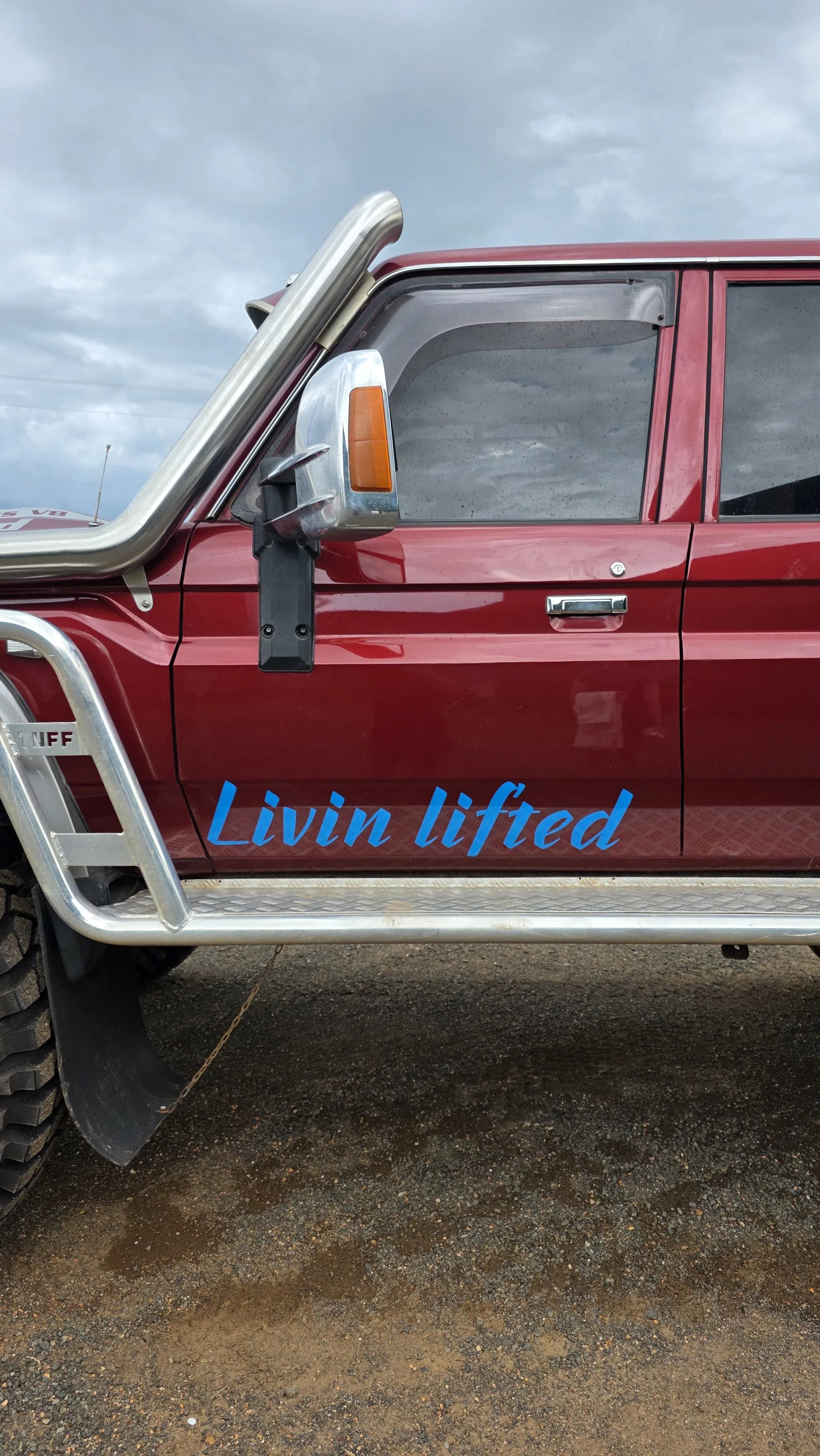 Livin Lifted Bold Calligraphy Sticker